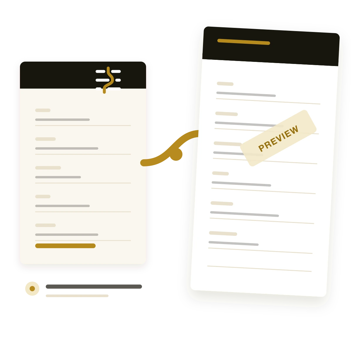 The guided interface becoming a real watermarked PDF of the official form.